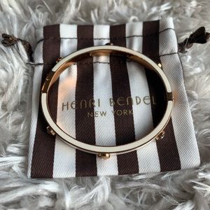 HENRI BENDEL Bangle - White & Rose Gold